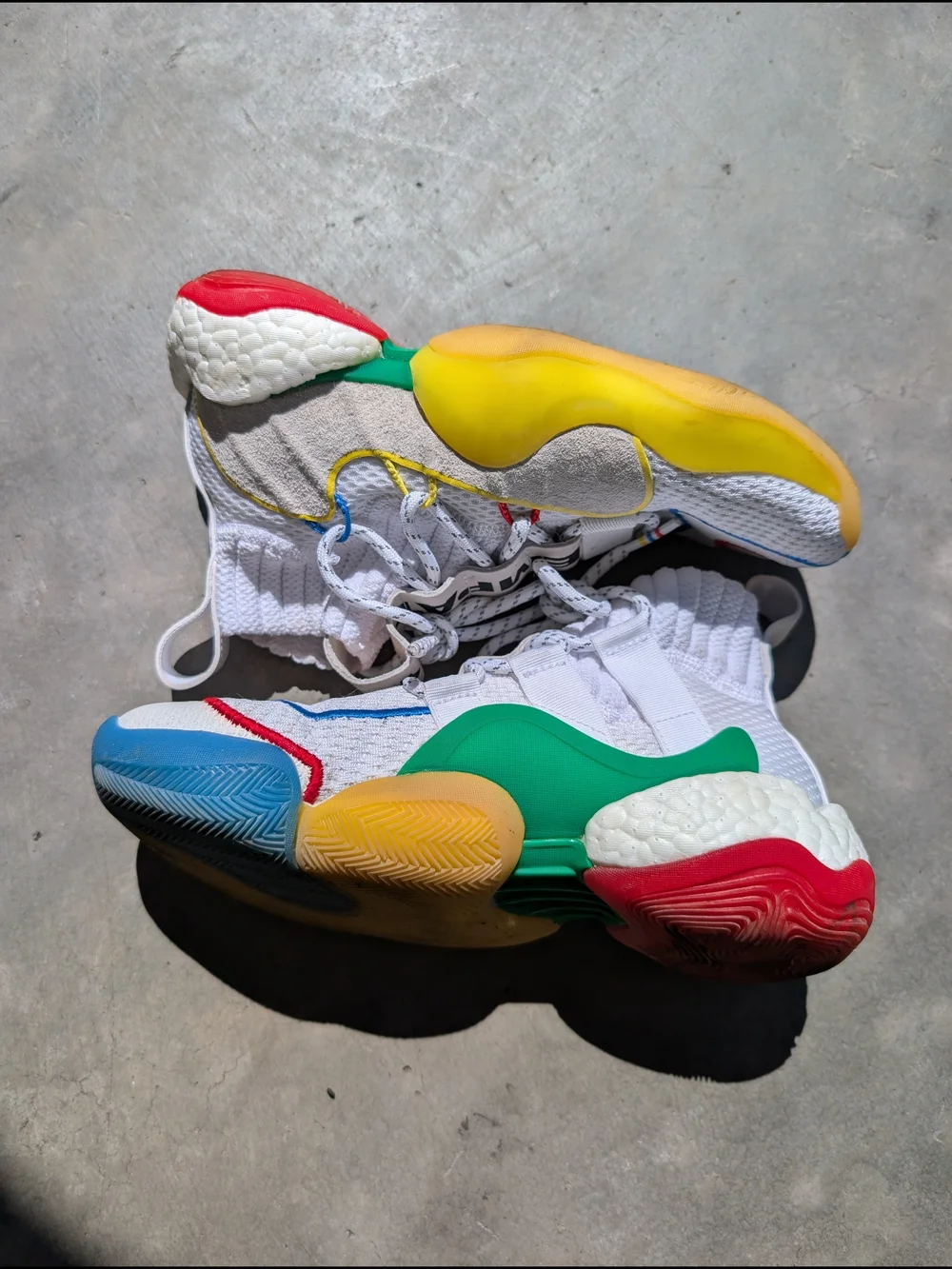 Pharell x adidas Crazy BYW x Gratitude basketball shoes